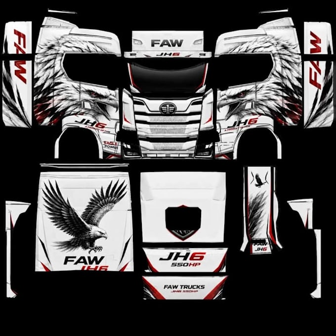 create custom farming simulator vehicles wrap ats ets skin and sticker