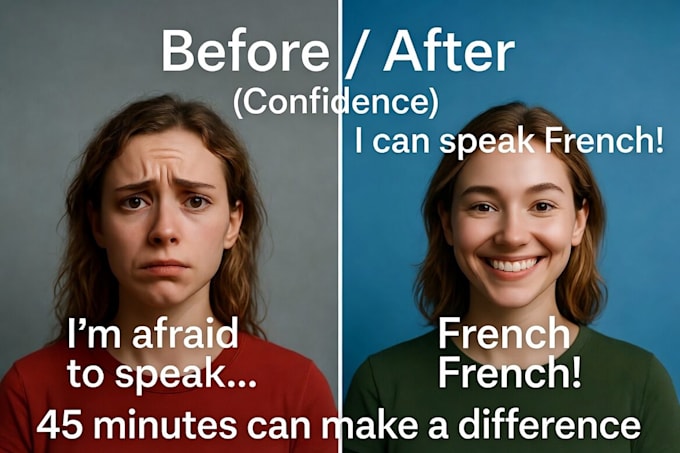 teach and practice french conversation with you