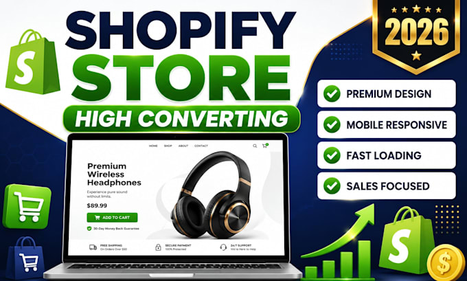 design a shopify store for winning products