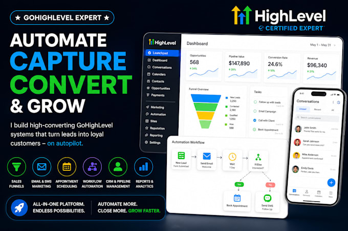 build and automate your gohighlevel CRM