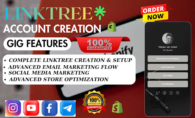 do a professional linktree for your business