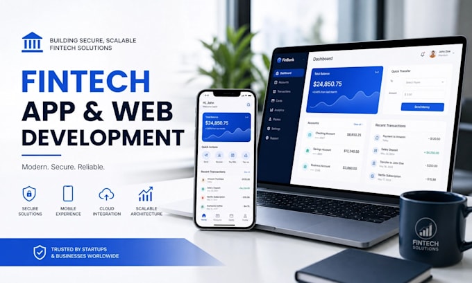 develop fintech mobile web app wallet neo bank crypto nfc flutterflow, bubble io