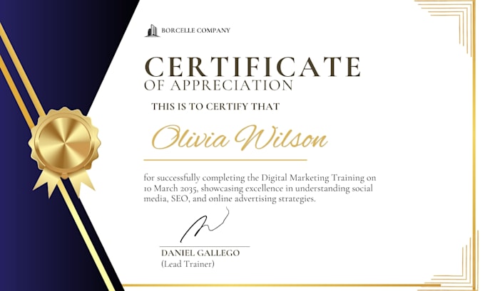 design professional certificates, awards and diplomas