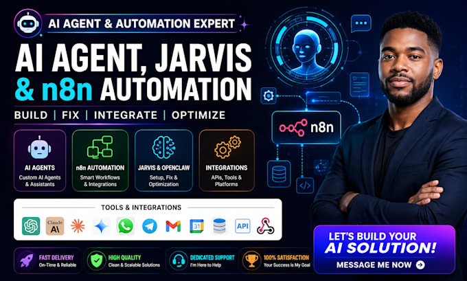 custom jarvis ai agent, shopify, jarvis ai assistant, claude mcp, n8n automation