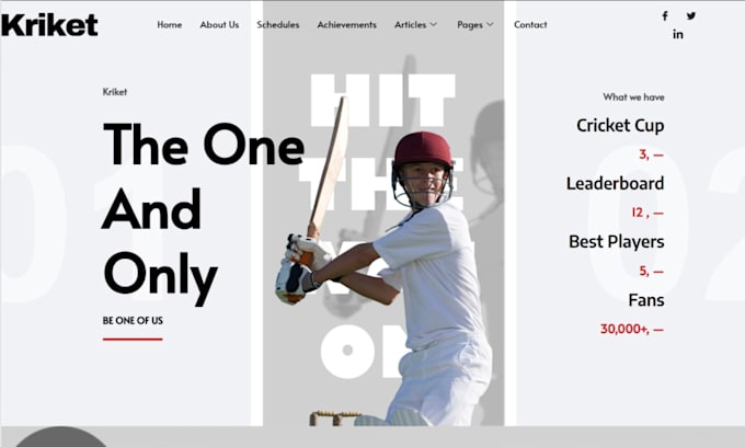 design wix cricket coaching website cricket academy booking website
