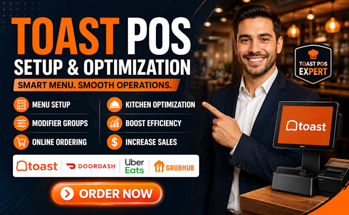 toast pos setup restaurant menu optimization modifier groups online ordering web