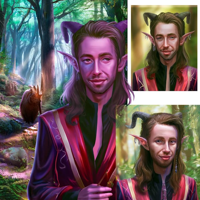 do realistic or fantasy portrait