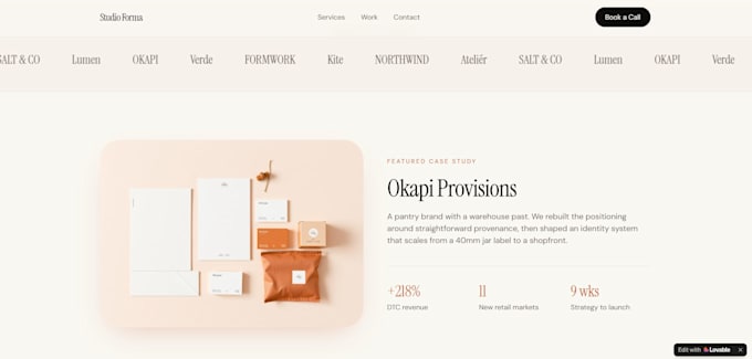 design and build a website using figma and lovable