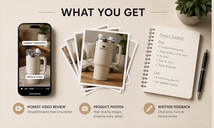 test your product on video for durability, quality and manufacturing