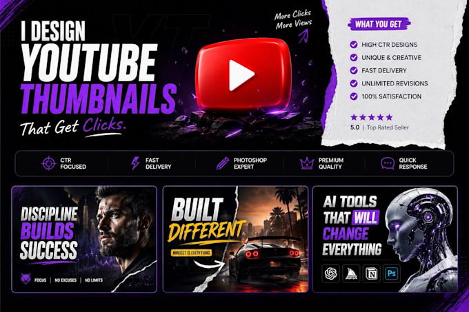 design eye catching youtube