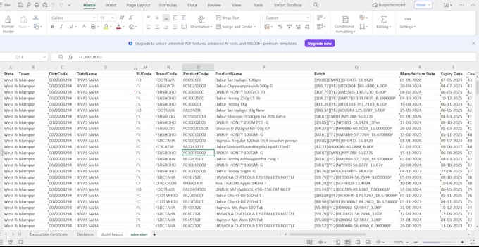 do accurate excel data entry, PDF to excel, data cleaning and typing work