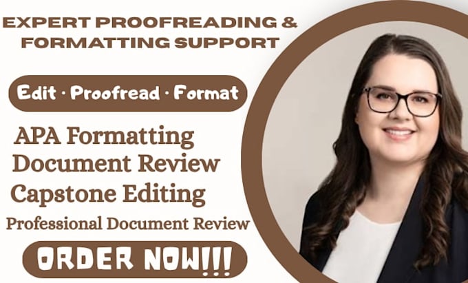professionally edit your research proposal and capstone project