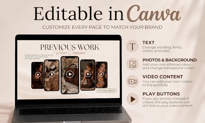build a responsive ugc portfolio website to pitch brands and close deals