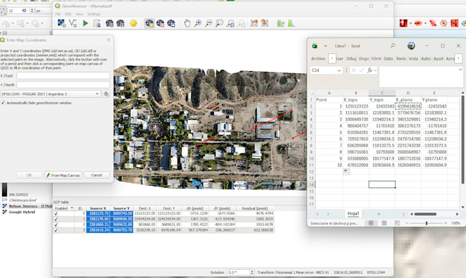 georeference maps, raster images, and clean spatial data