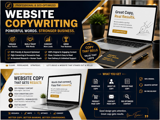write high converting website copy with ai