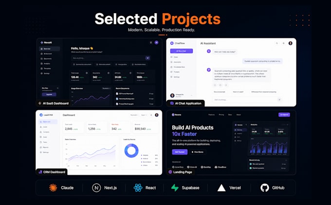 develop full stack website applications with next js react