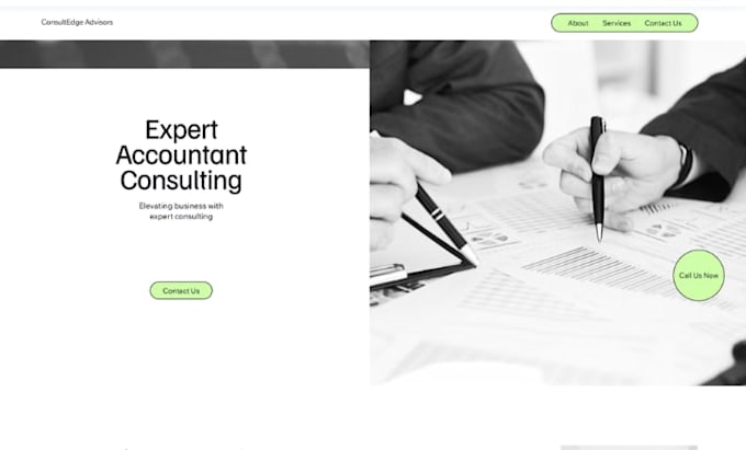 build squarespace accounting website finance service website bookkeeping website