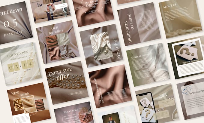 design social media posts, carousel, canva templates