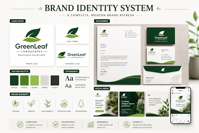 refresh your brand with a modern professional identity