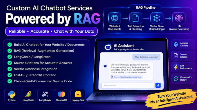 create an ai chatbot using rag, langchain, and openai groq