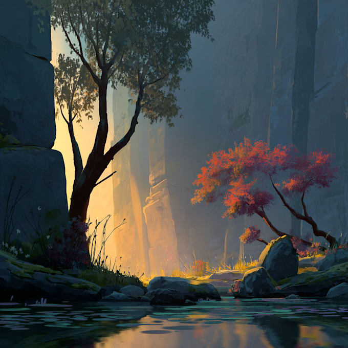 create environment concept art