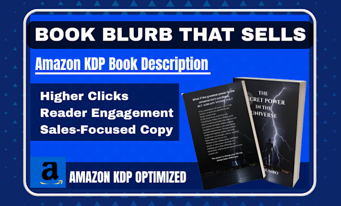 design your book cover and write a compelling book blurb