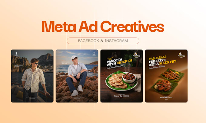design meta ad creatives for facebook and instagram