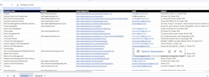 do targeted b2b lead generation email list buliding