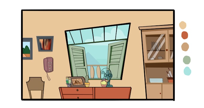 create a good and unique animation backgrounds