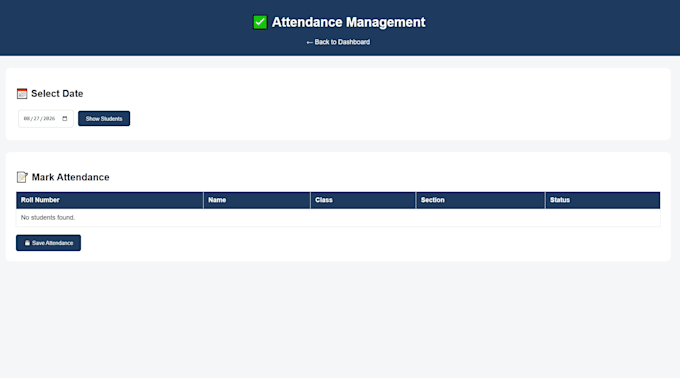build a professional school management system website
