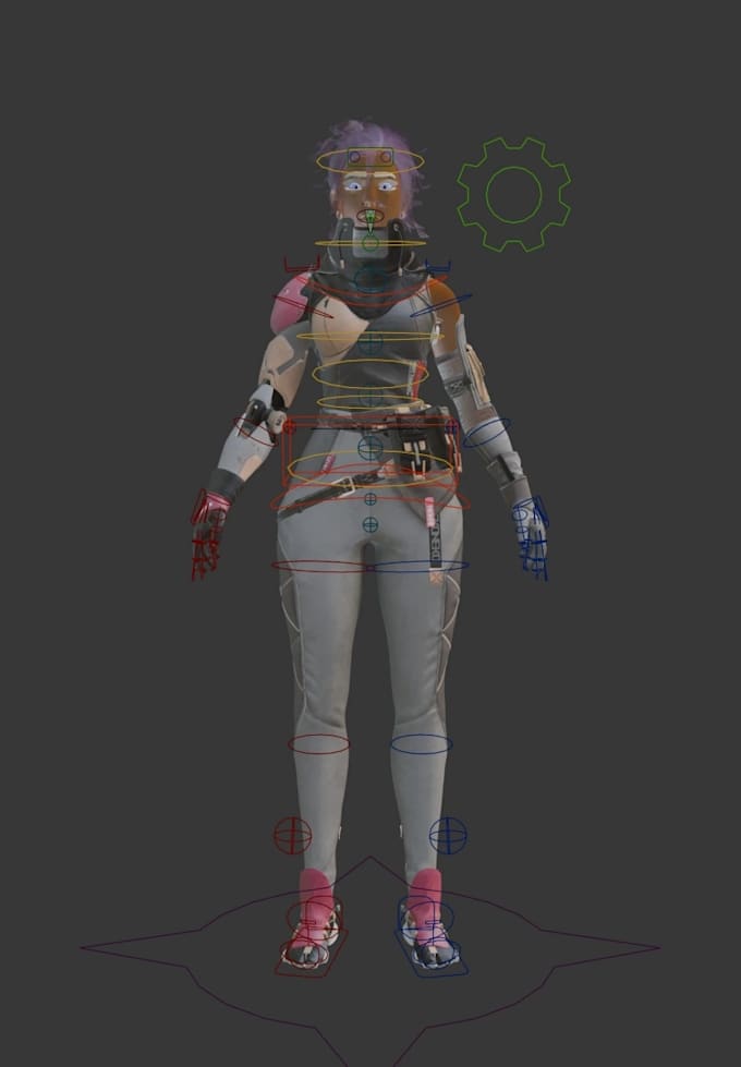 model aaa game character for ue5 or unity,pbr texturing and rigging,2d to3d, fbx