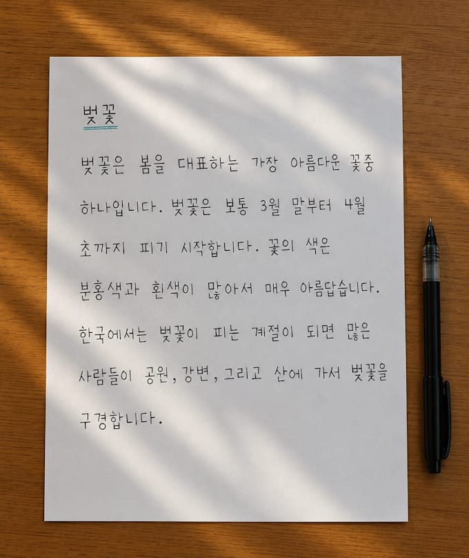 write anything with my clean and beautiful handwriting