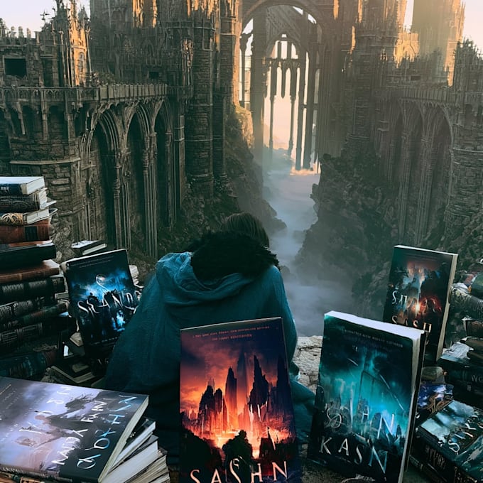 design a professional fantasy book cover