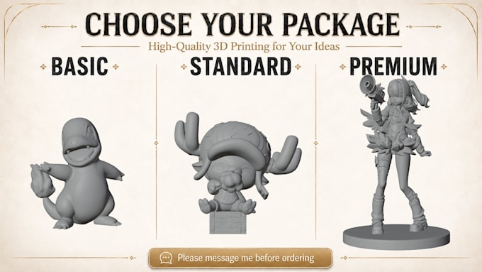 sculpt a 3d model for 3d printing