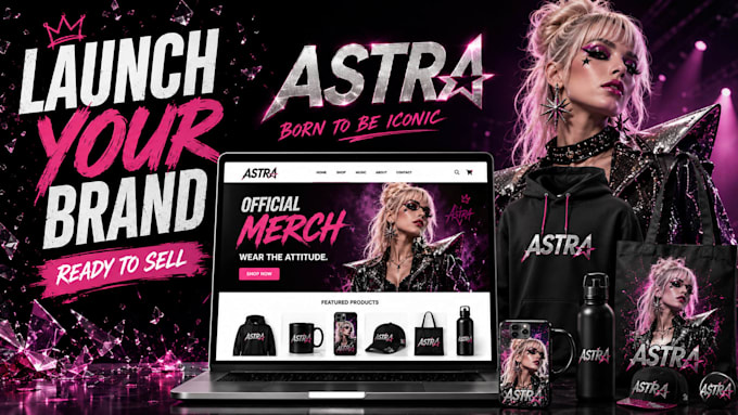 build a premium merch store ready to sell for your brand