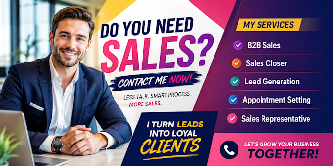 sales closer b2b sales leads generation appointment setting sales representative