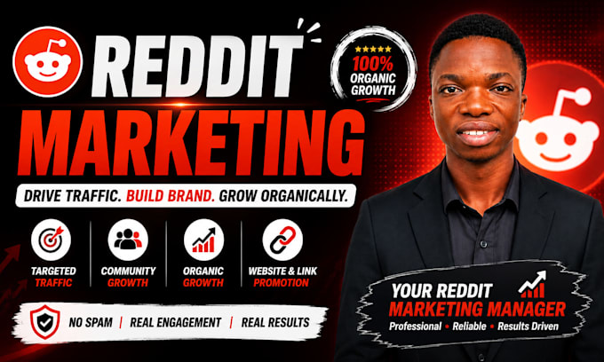 be a reddit social media marketing post manager for business website promotion