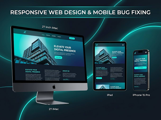 fix html css javascript bugs and responsive web layout issues