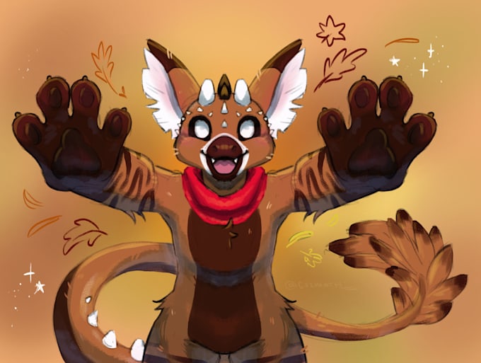 draw your fursona in a cute style