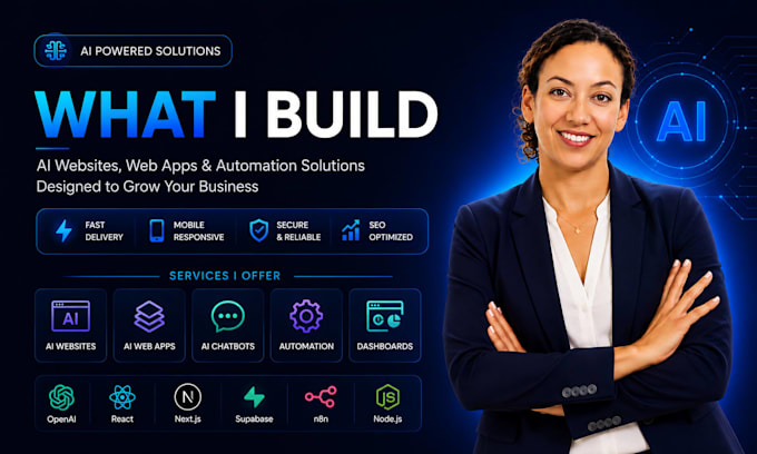 build custom ai website development, increase leads and improve user experience