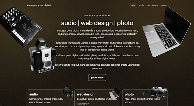 build a professional website and host it for free