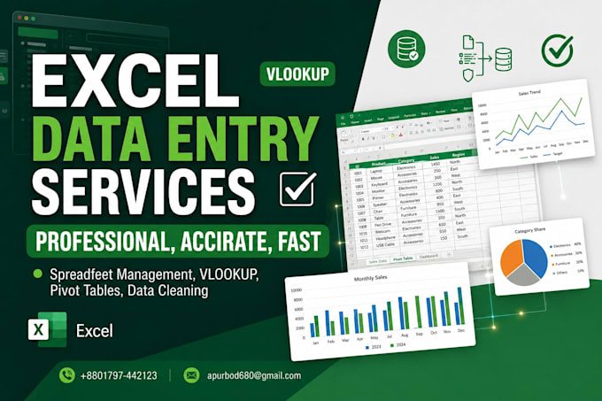 clean, format, merge, split excel data