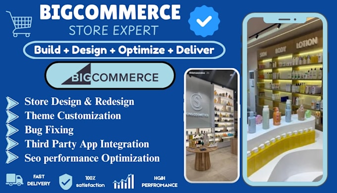customize bigcommerce theme, fix bugs and optimize your store