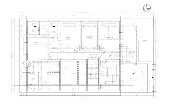 draft 2d architectural floor plans, elevations, and sections