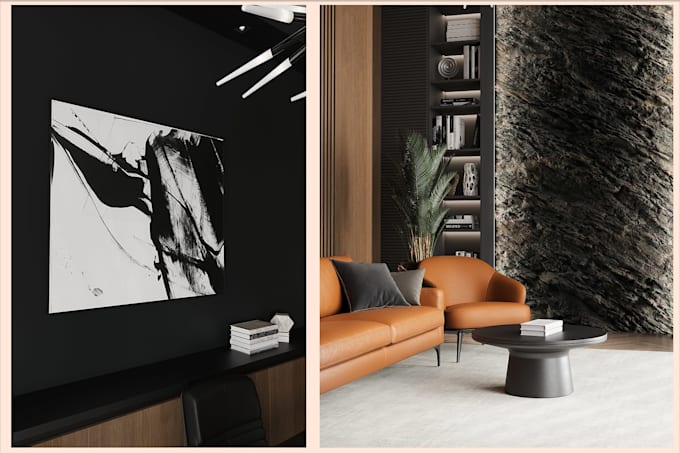 create photorealistic 3d office interior renders