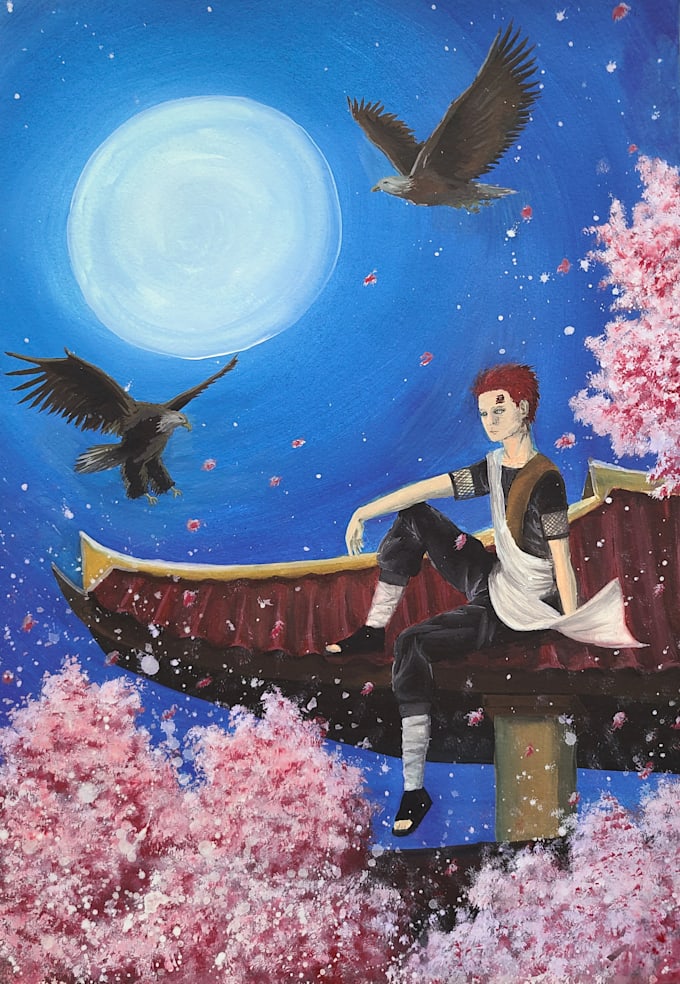 paint your character in gouache