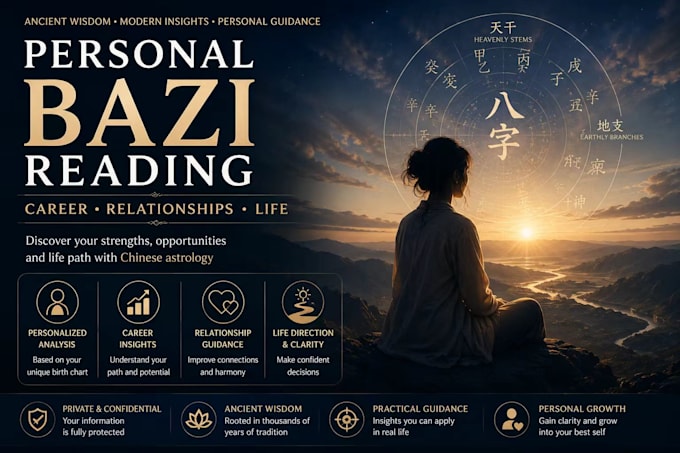 provide a personalized iching bazi reading for career and life guidance