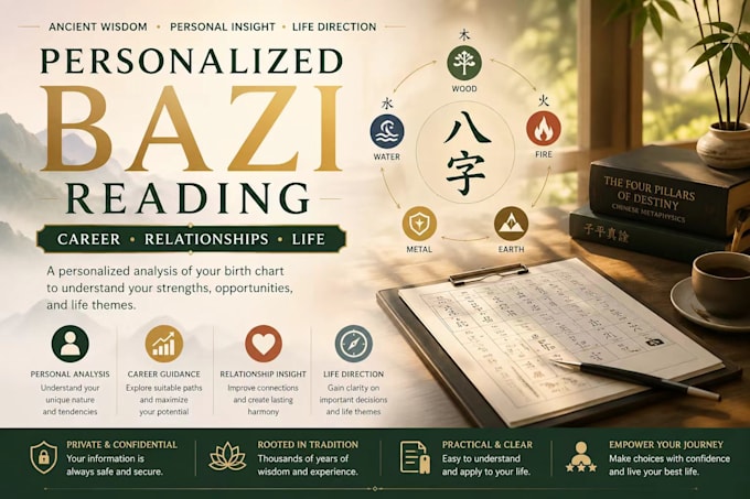 provide a personalized bazi reading for career and relationships