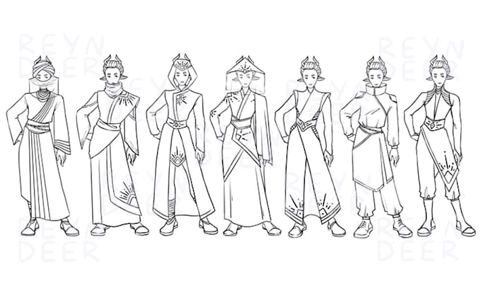 create 2d character art for your game