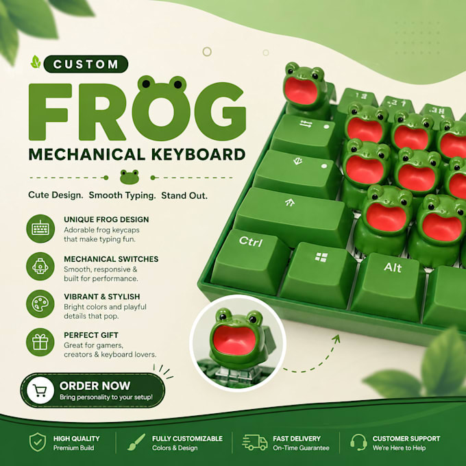 design custom artisan keycaps for mechanical keyboards and 3d printing